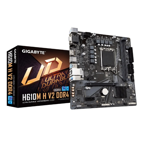 Bo mạch chủ Gigabyte H610M H V2 DDR4 (Intel LGA 1700/ Intel H610/ 2 khe ram)