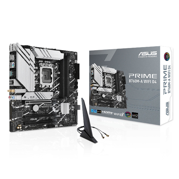 Bo mạch chủ Asus PRIME B760M-A WIFI DDR4 (Intel B760/ LGA 1700/ M-ATX/ 4 khe ram/ DDR4)