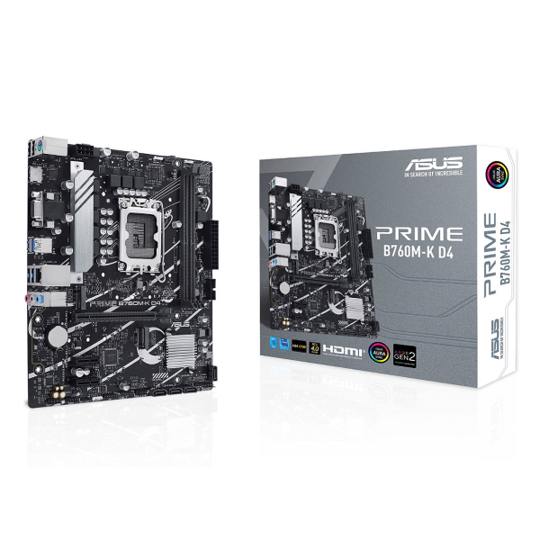 Bo mạch chủ Asus B760M-K DDR4 (Intel B760/ Intel LGA 1700/ 2 khe ram)