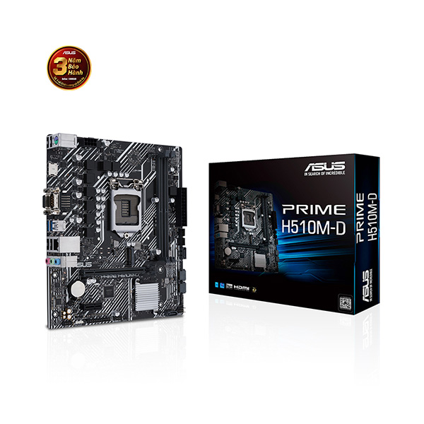 Bo mạch chủ Asus H510M-D (Intel H510/ Intel LGA 1200/ 2 khe ram)