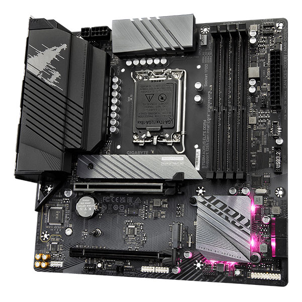 Bo mạch chủ Gigabyte B760M AORUS ELITE DDR4 (Intel B760/ LGA 1700/ M-ATX/ 4 khe ram/ DDR4/ Lan)