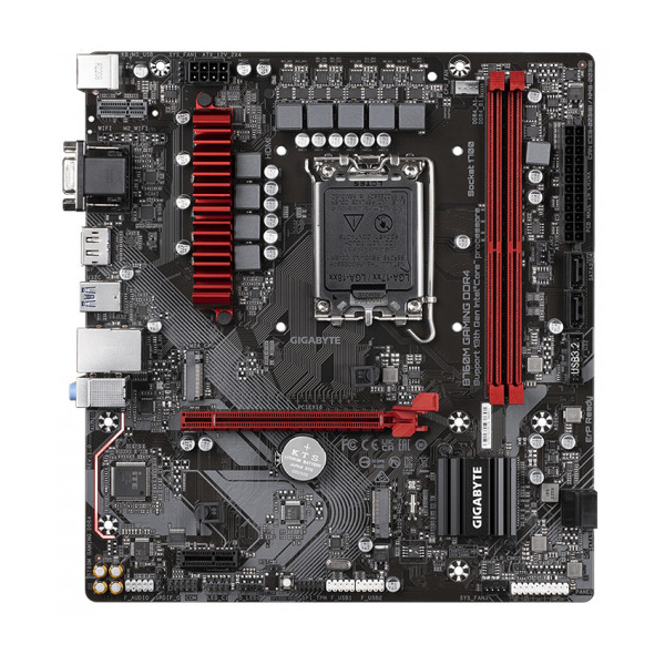 Bo mạch chủ Gigabyte B760M GAMING DDR4 (Intel B760/ LGA 1700/ M-ATX/ 2 khe ram/ DDR4/ Lan)