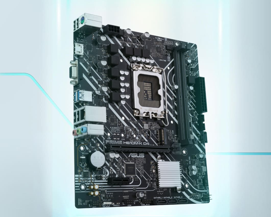 Bo mạch chủ Asus PRIME H610M-K DDR4 (Intel H610/ Intel LGA 1700/ 2 khe ram)
