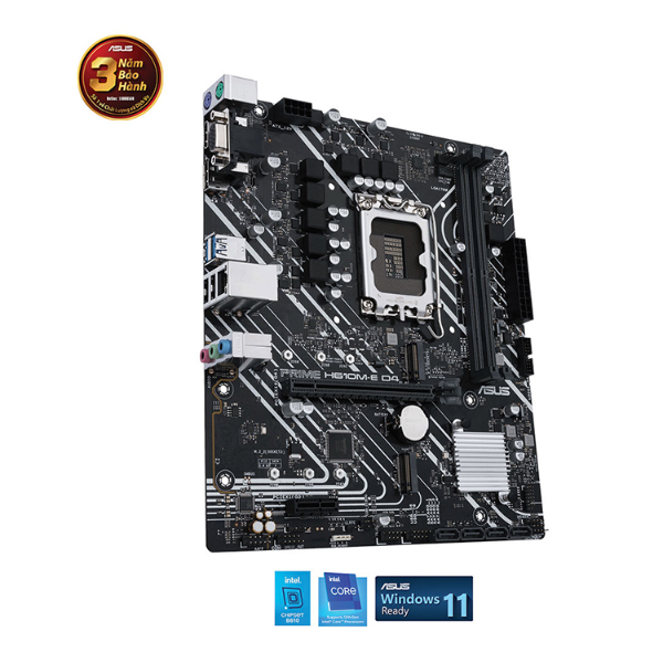 Bo mạch chủ Asus H610M-E DDR4 (Tray) (Intel H610/ Intel LGA 1700/ 2 khe ram)