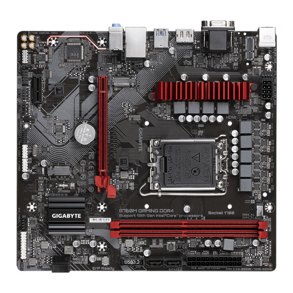 Bo mạch chủ Gigabyte B760M GAMING DDR4 (Intel B760/ LGA 1700/ M-ATX/ 2 khe ram/ DDR4/ Lan)