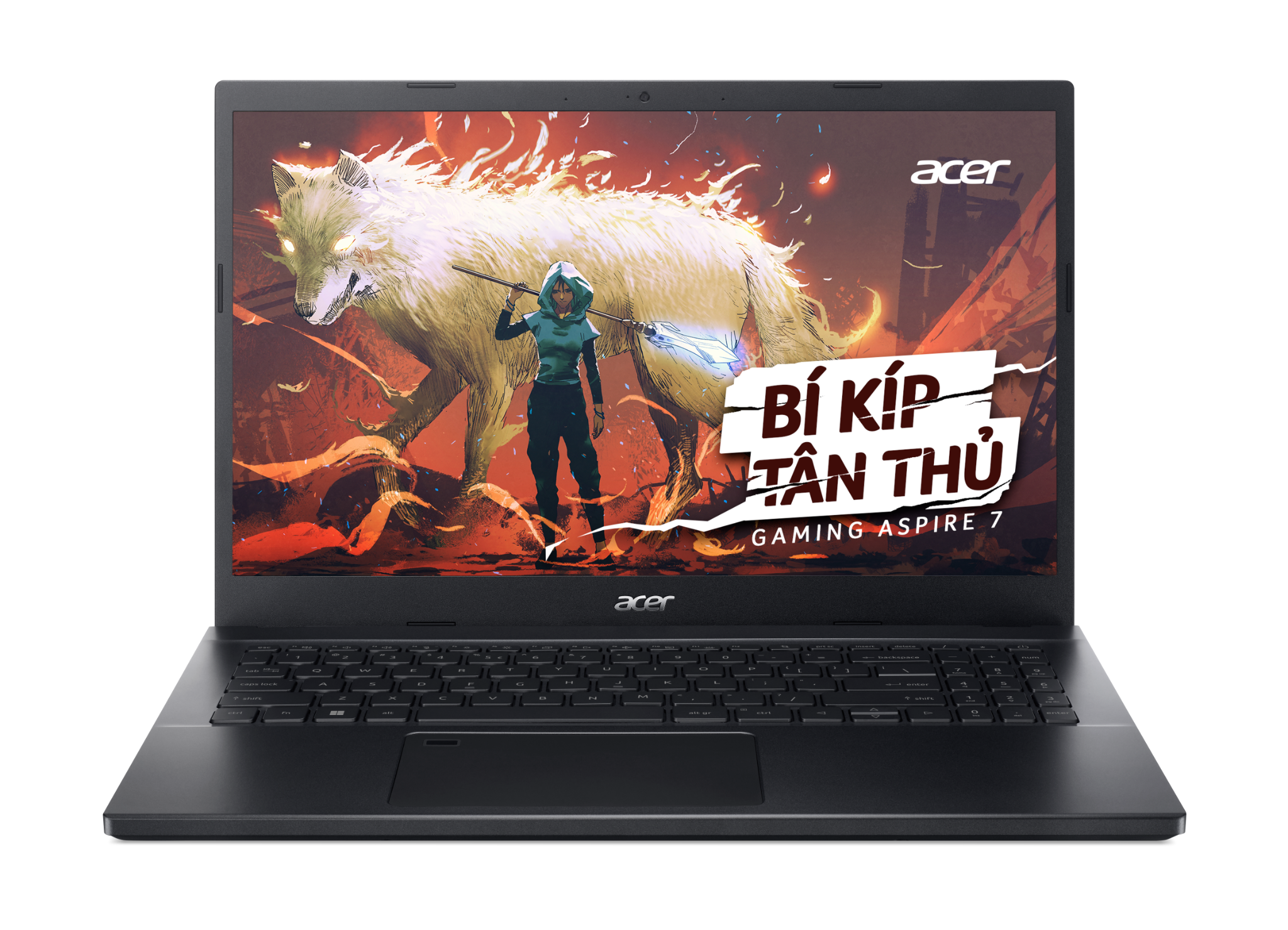 Laptop Acer Aspire A715 76 57CY NH.QGESV.004 (Core i5 12450H/ 8GB/ 512GB SSD/ Intel UHD Graphics/ 15.6inch Full HD/ Windows 11 Home/ Black/ 1 Year)
