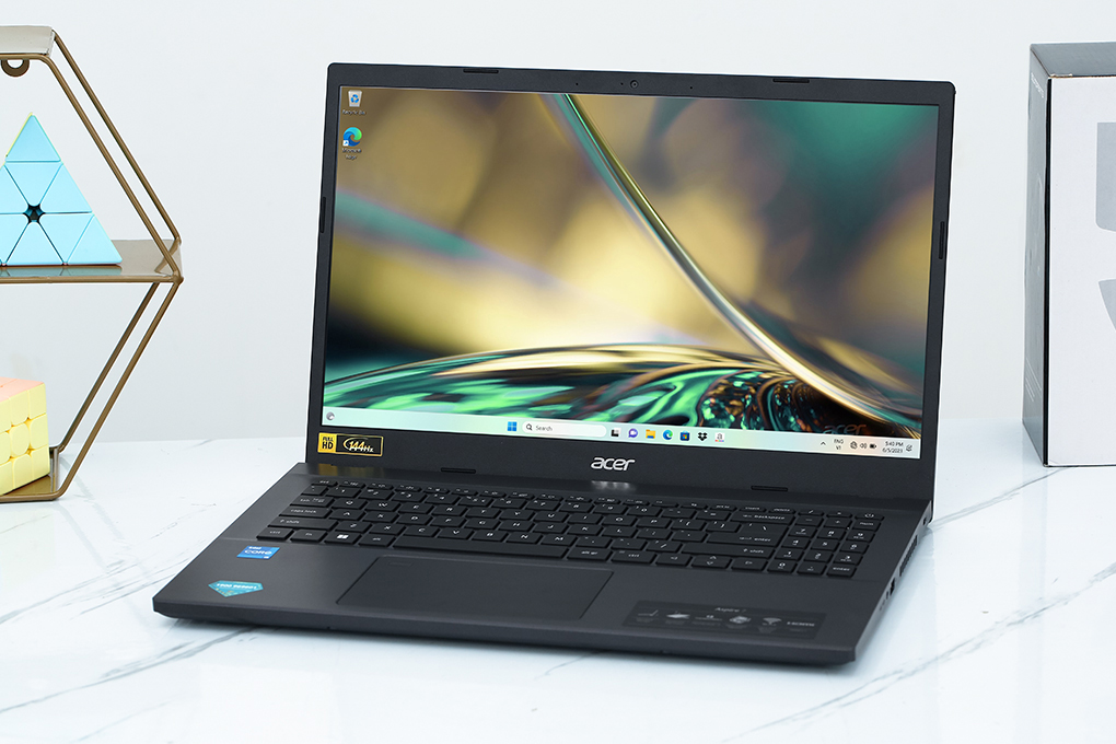 Laptop Acer Aspire Gaming A715 76G 5806 NH.QMFSV.002 (Core i5 12450H/ 16GB/ 512GB SSD/ Nvidia GeForce RTX 3050 4Gb GDDR6/ 15.6inch Full HD/ Windows 11 Home/ Black/ Nhôm/ 1 Year)