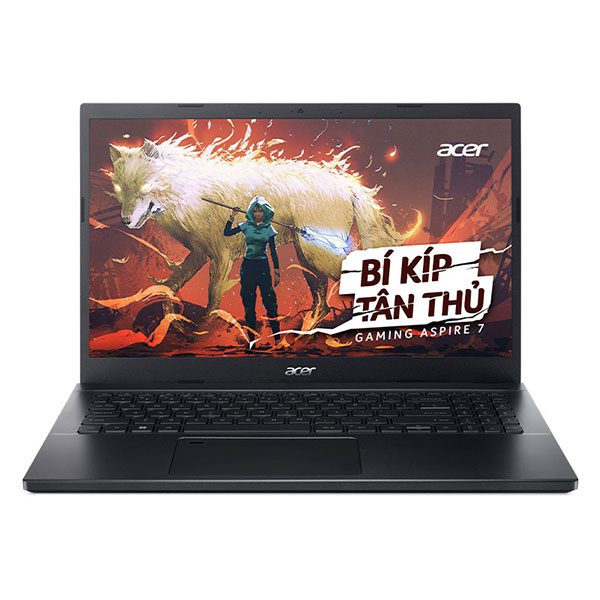 Laptop Acer Aspire Gaming A715 76G 59MW NH.QMYSV.001 (Core i5 12450H/ 8GB/ 512GB SSD/ Nvidia GeForce RTX 2050 4GB GDDR6/ 15.6inch Full HD/ Windows 11 Home/ Black/ Nhôm/ 1 Year)