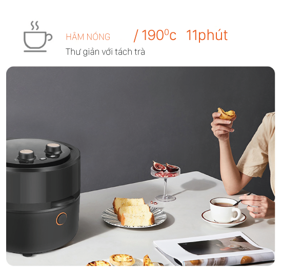 Nồi chiên không dầu 5.5 Lít cao cấp Coex AFC-3109