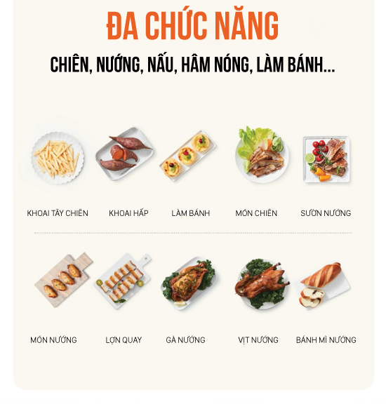 Nồi chiên không dầu 5.5 Lít cao cấp Coex AFC-3109