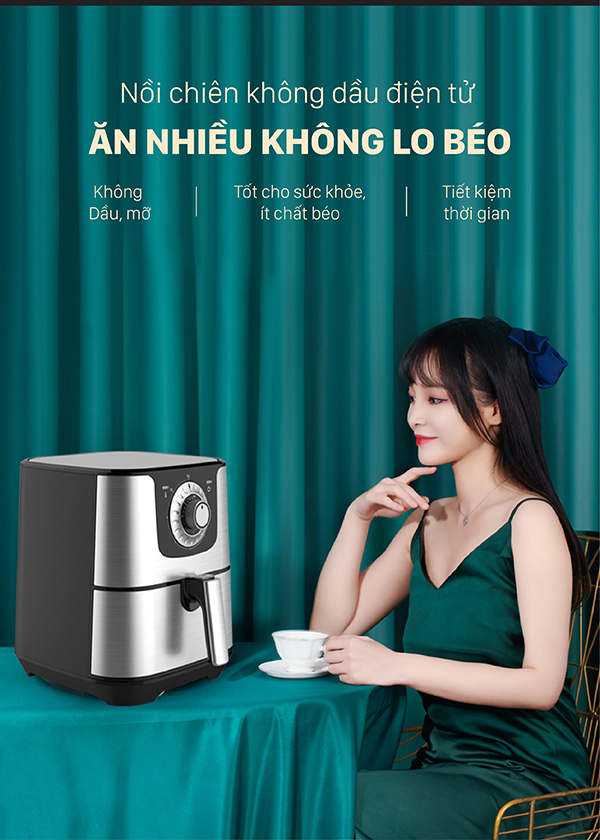 Nồi chiên không dầu 5 Lít cao cấp Coex AFC-3118M