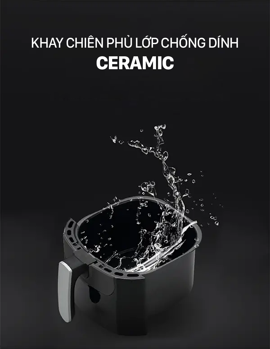 Nồi chiên không dầu điện tử cao cấp 5.5L COEX AFC -3127A