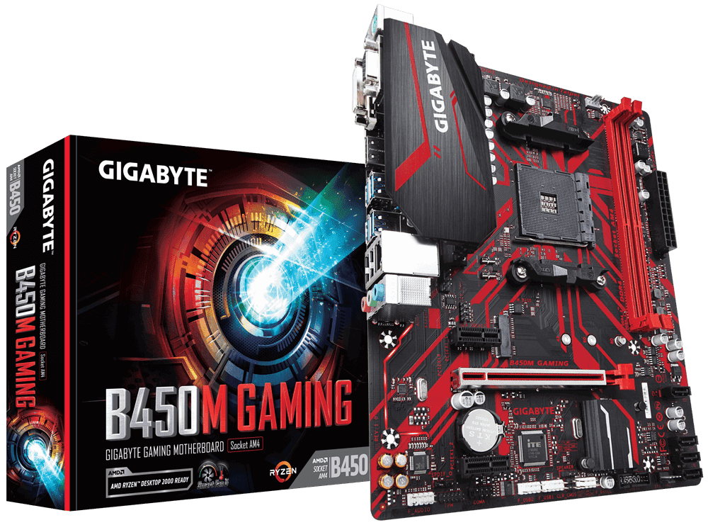 Mainboard Gigabyte B450M GAMING (AMD B450/ AM4/ M-ATX/ DDR4)