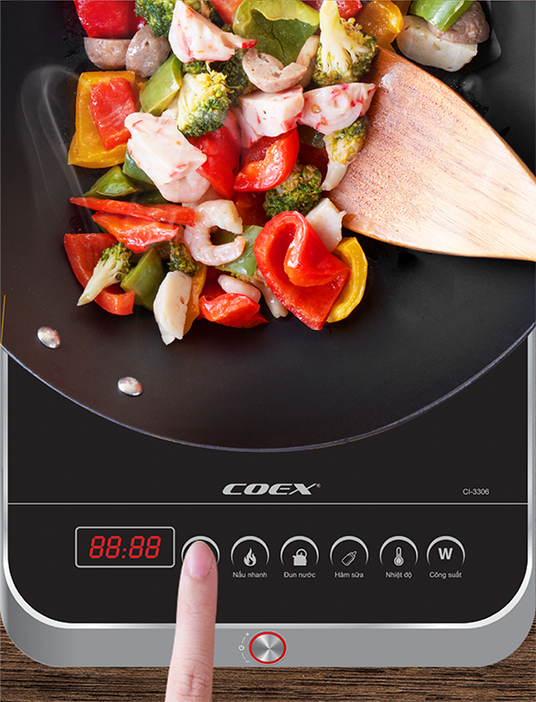 Bếp từ cảm ứng Coex CI-3306 (kèm nồi lẩu)
