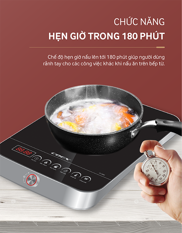 Bếp từ cảm ứng Coex CI-3306 (kèm nồi lẩu)
