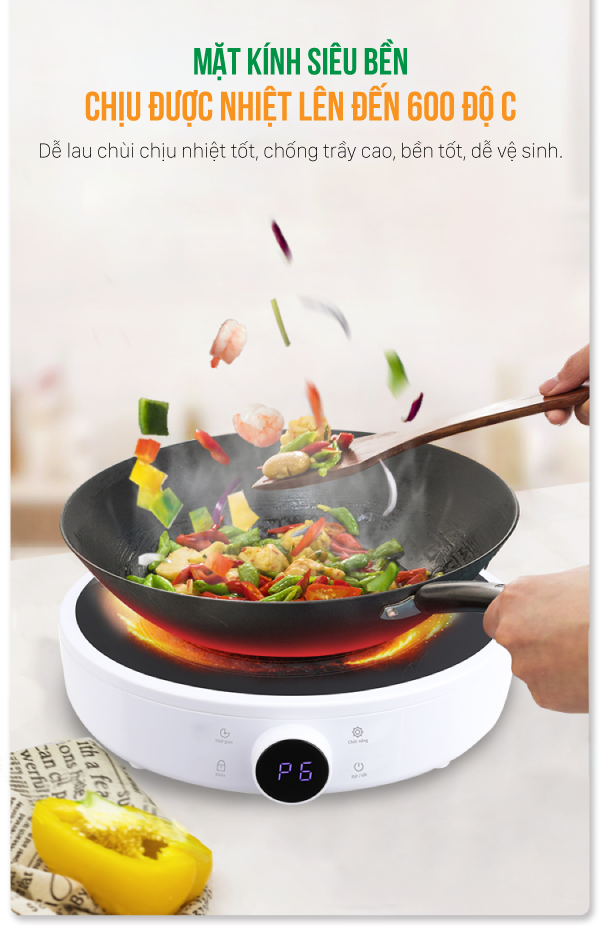 Bếp từ cảm ứng đa năng Coex CI-3364 (Kèm nồi lẩu)
