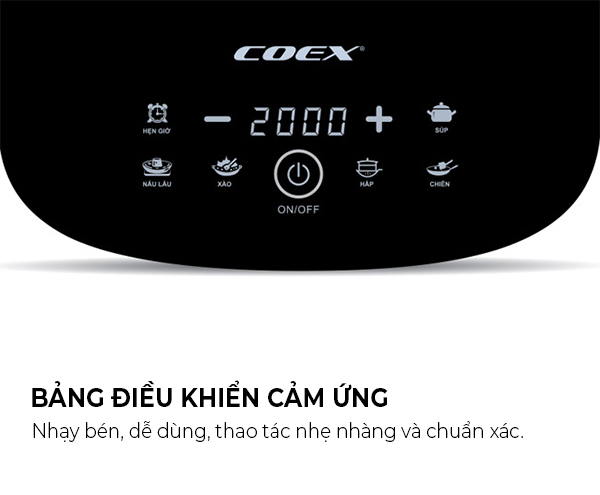 Bếp từ cảm ứng Coex CI-3366 (Kèm nồi lẩu)