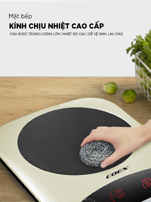 Bếp điện từ đa năng cao cấp COEX CI-3369 ( kèm nồi lẩu )
