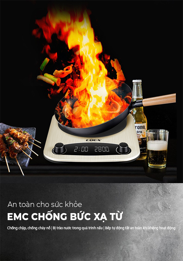 Bếp điện từ đa năng cao cấp COEX CI-3369 ( kèm nồi lẩu )