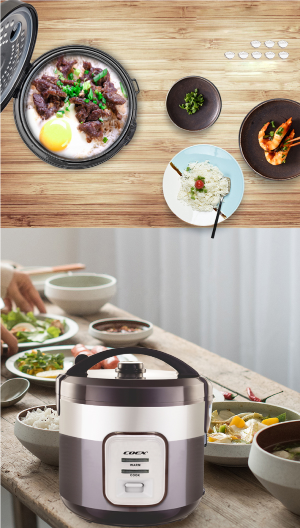 Nồi cơm điện cơ 1.8 Lít COEX CR-3415