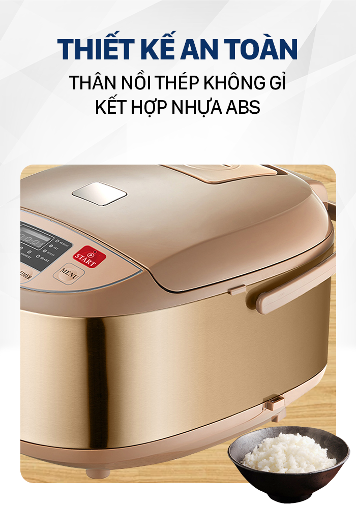 Nồi cơm điện tử 1.8 Lít COEX CR-3456A