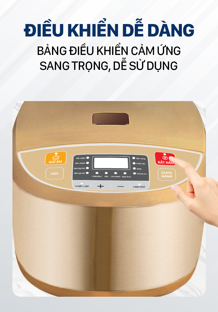 Nồi cơm điện tử 1.8 Lít COEX CR-3456A