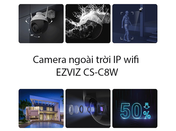 Camera ngoài trời IP wifi EZVIZ CS-C8W