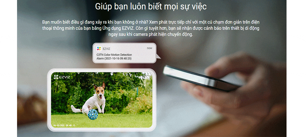 Camera ngoài trời IP wifi EZVIZ CS-C3TN A0-1H2WFL 2M Color