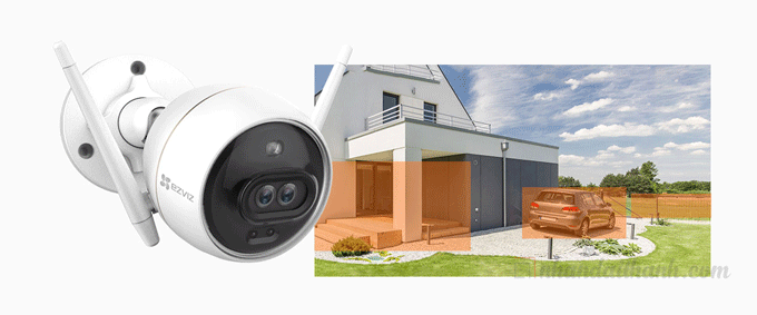 Camera ngoài trời IP wifi EZVIZ CS-CV310 (C3-6B22WFR)-C3X