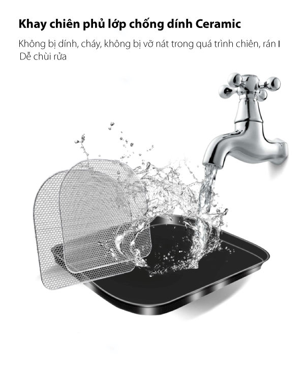 Nồi chiên không dầu 12L Coex AFC-3129