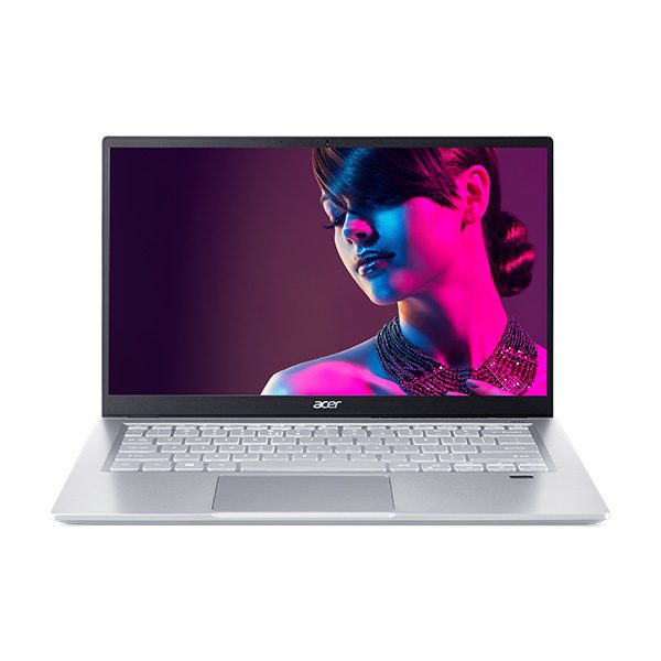 Laptop Acer Swift 3 SF314 43 R4X3 NX.AB1SV.004 (Ryzen 5 5500U/ 16GB/ 512GB SSD/ Intel Iris Xe Graphics/ 14.0inch Full HD/ Windows 10 Home/ Silver/ Nhôm/ 1 Year)