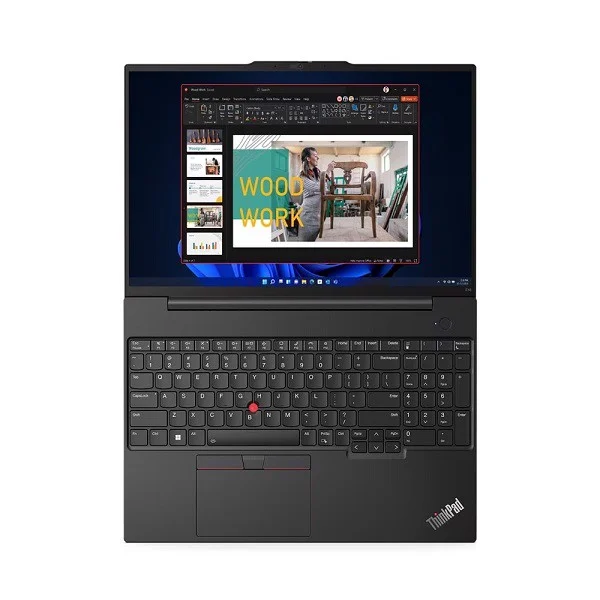 Máy tính xách tay Lenovo ThinkPad E16 GEN 1 21JN006AVA (Core i7 1355U/ 16GB/ 512GB SSD/ Intel UHD Graphics/ 16.0inch WUXGA/ NoOS/ Black/ Aluminium/ 2 Year)