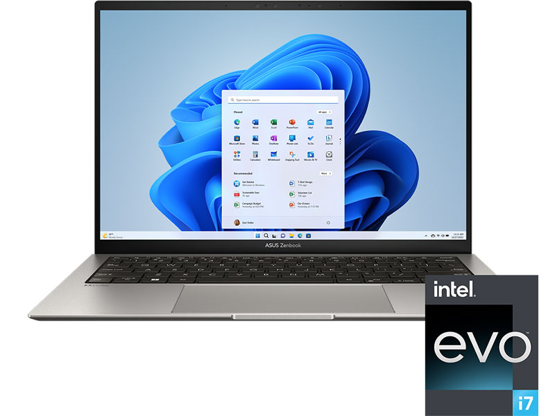 Laptop Asus Zenbook S13 OLED UX5304VA-NQ126W (Core i7 1355U/ 32GB/ 1TB SSD/ Intel Iris Xe Graphics/ 13.3inch 2.8K/ Windows 11 Home/ Grey/ Vỏ nhôm/ Túi Sleeve)