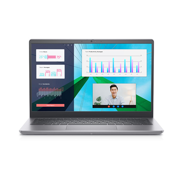 Máy tính xách tay Dell Vostro 3430 i7U165W11GRD2 (Core i7 1355U/ 16GB/ 512GB SSD/ Nvidia GeForce MX550 2GB GDDR6/ 14.0inch Full HD/ Windows 11 Home + Office Student/ Grey/ 1 Year)