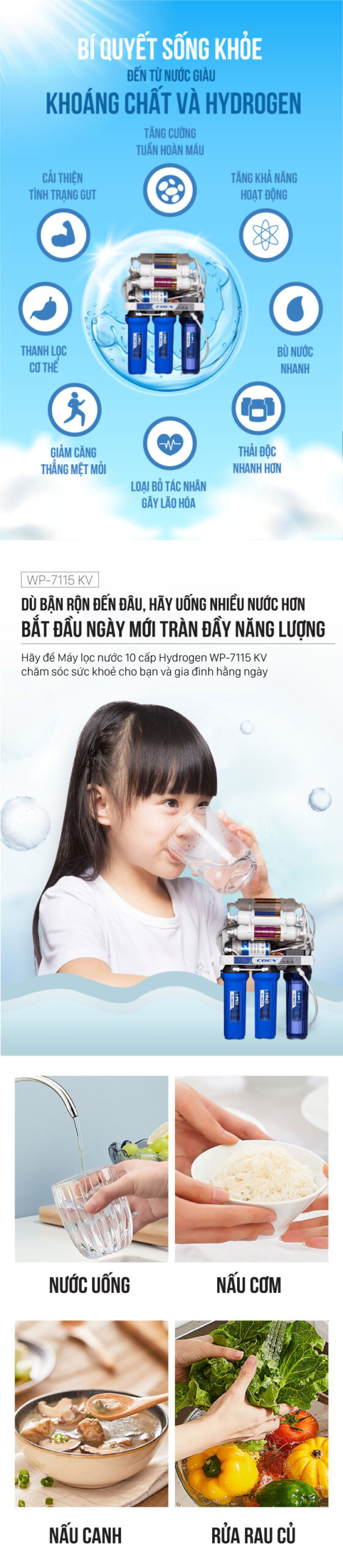 Máy Lọc Nước bán công nghiệp Coex WP-7115 KV