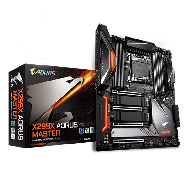 MAINBOARD GIGABYTE X299X AORUS MASTER (INTEL X299, SOCKET 2066, E-ATX, 8 KHE RAM DDR4)