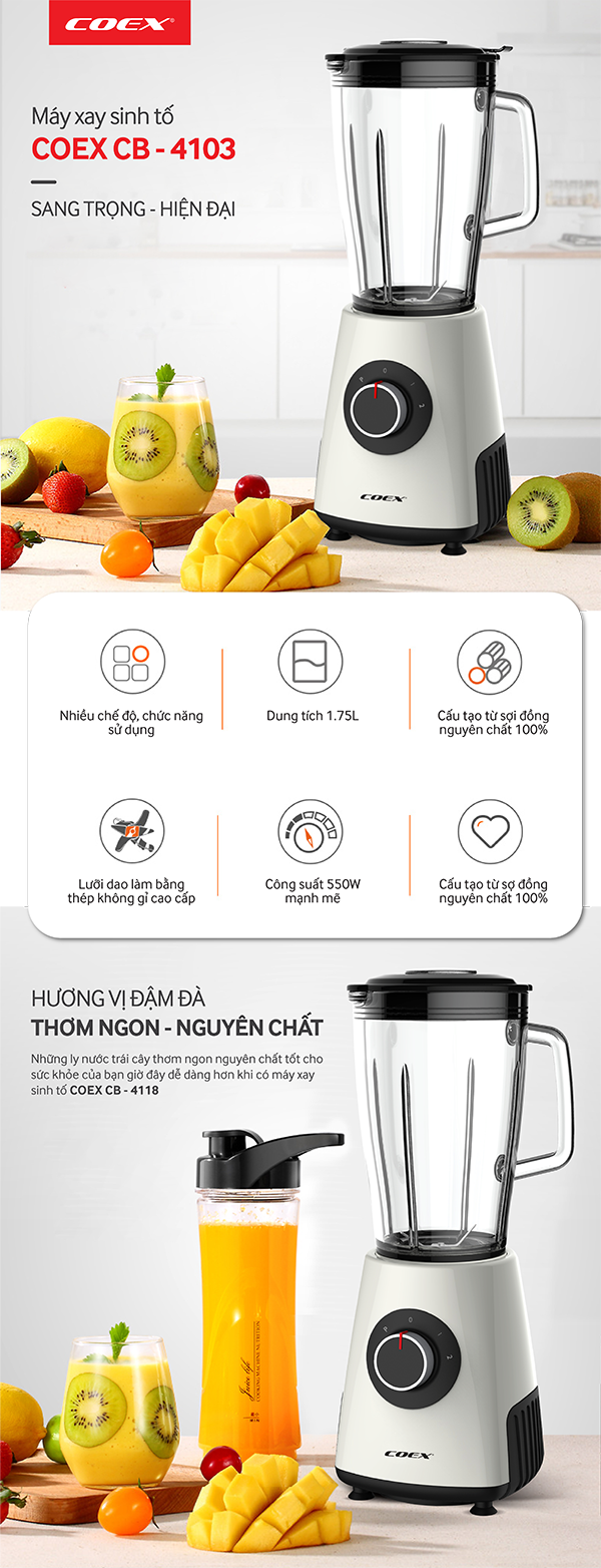 Máy xay sinh tố Coex CB-4103