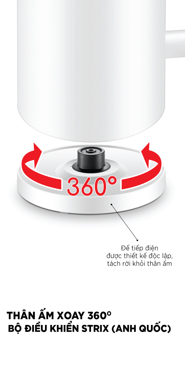 Ấm siêu tốc 1.7 Lít COEX CK-5117