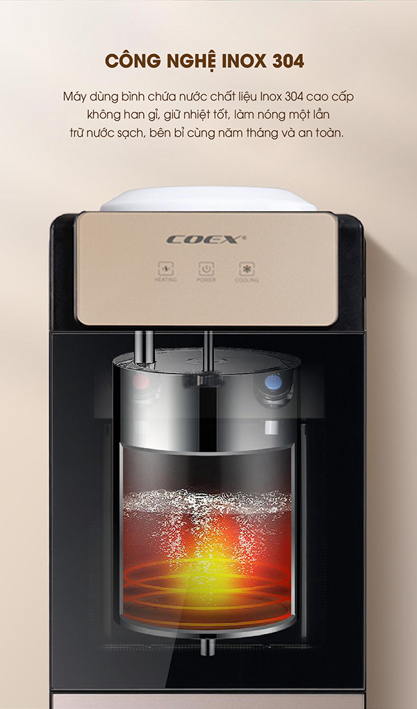 Cây nước nóng lạnh Coex CW-7115