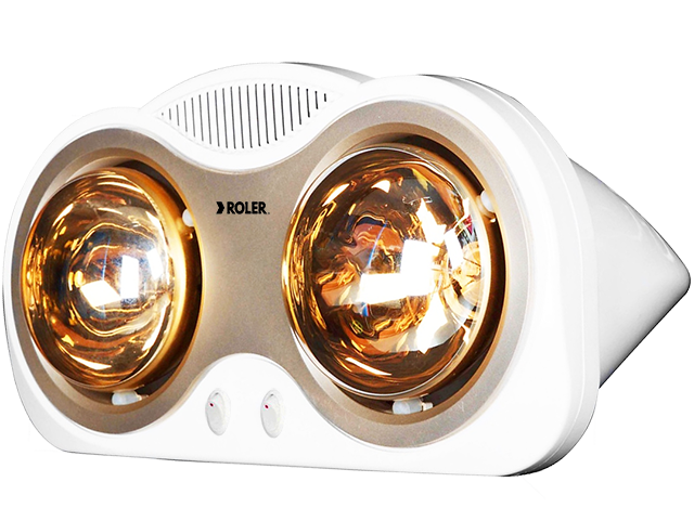 Đèn sưởi nhà tắm 2 bóng ROLER RL- 2114
