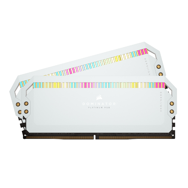 Bộ nhớ trong Corsair DOMINATOR PLATINUM RGB 32GB (2x16GB) DDR5 5600MHz White