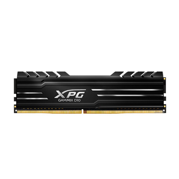Bộ nhớ trong Adata XPG Gammix D10 (AX4U320016G16A-SB10) 16GB (1x16GB) Black (DDR4/ 3200 Mhz/ Tản nhiệt/ Non-ECC)