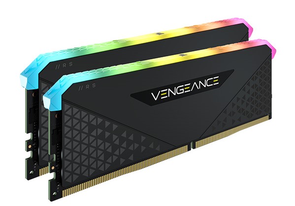 Bộ nhớ trong Corsair Vengeance RS RGB (CMH32GX5M2B5600C36K) 32GB (2x16) (DDR5/ 5600 Mhz/ LED RGB/ Tản nhiệt/ Non-ECC)