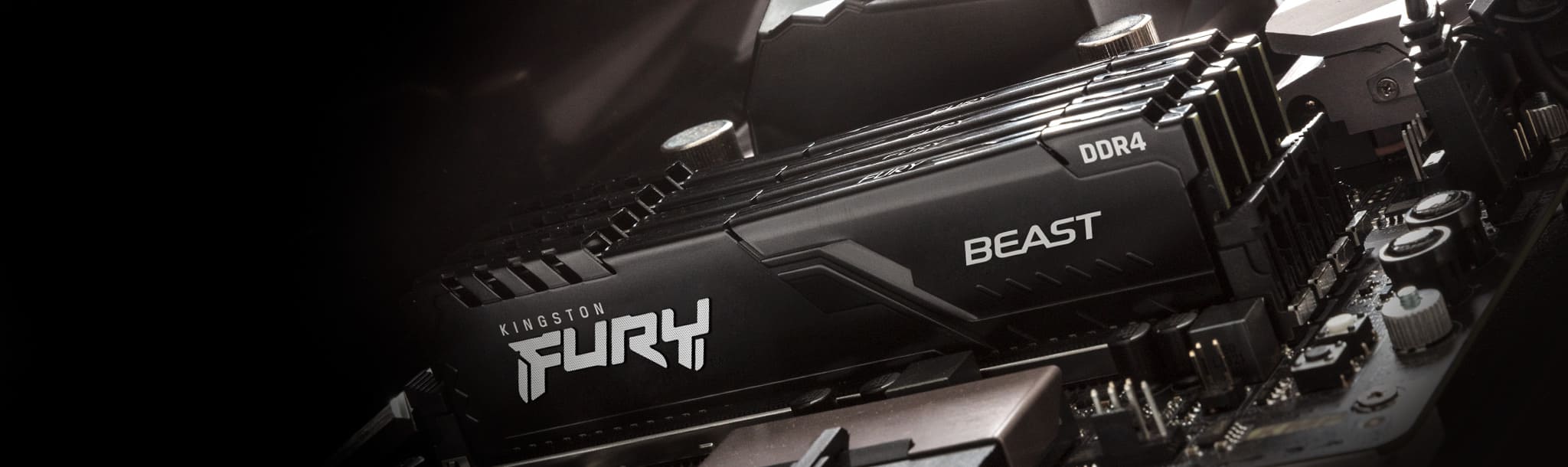Bộ nhớ trong Kingston Fury Beast (KF432C16BB/8) 8GB DDR4 3200Mhz (DDR4/ 3200 Mhz/ Tản nhiệt/ Non-ECC)