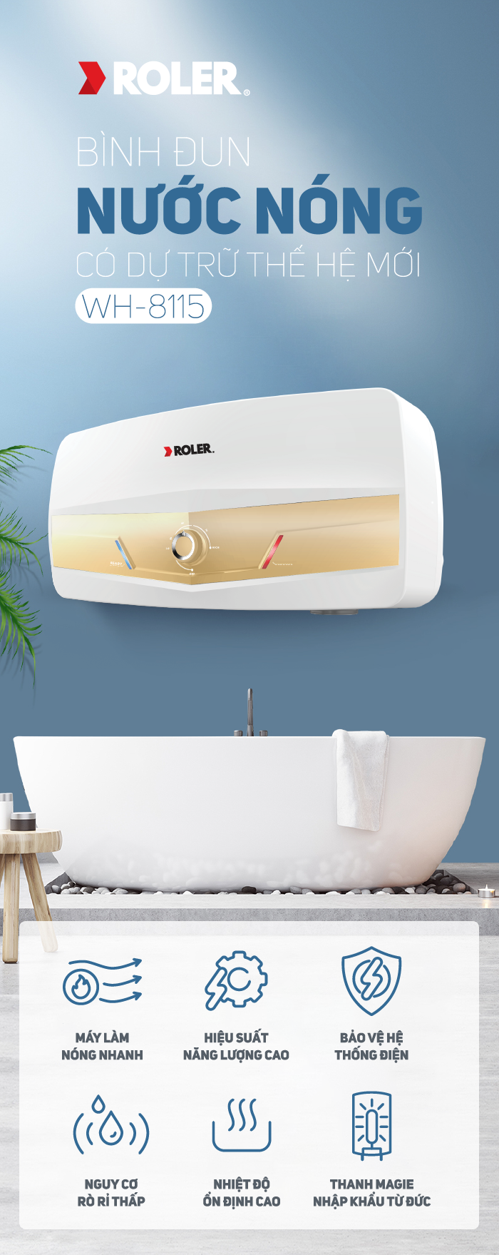Lò vi sóng điện tử có nướng 28L Roler RM-3239A