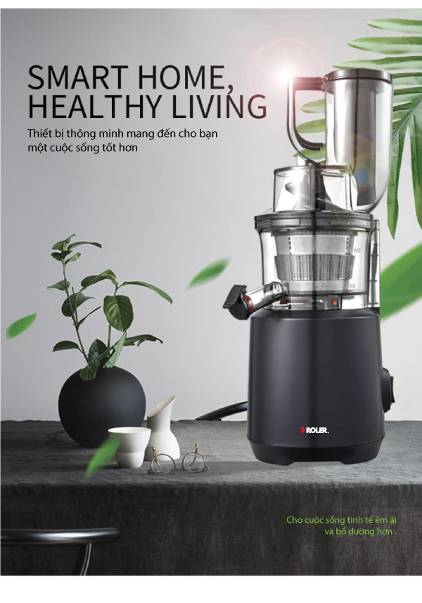 Máy ép chậm Roler RS-4405 đen