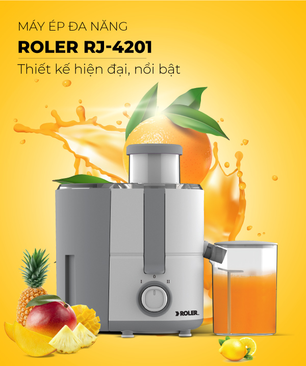 Máy ép trái cây đa năng Roler RJ-4201
