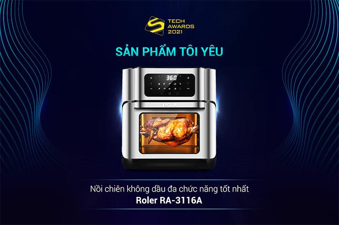 Nồi chiên không dầu điện tử đa chức năng 12 lít Roler RA-3116A
