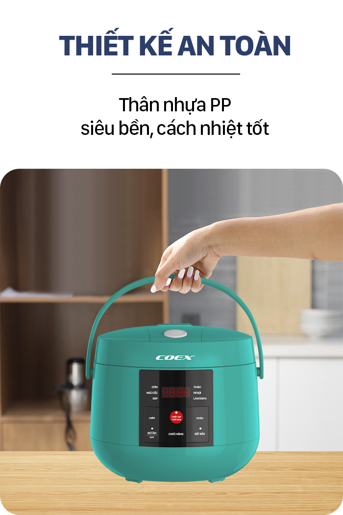 Nồi cơm điện tử 1 lít Coex CR-3424
