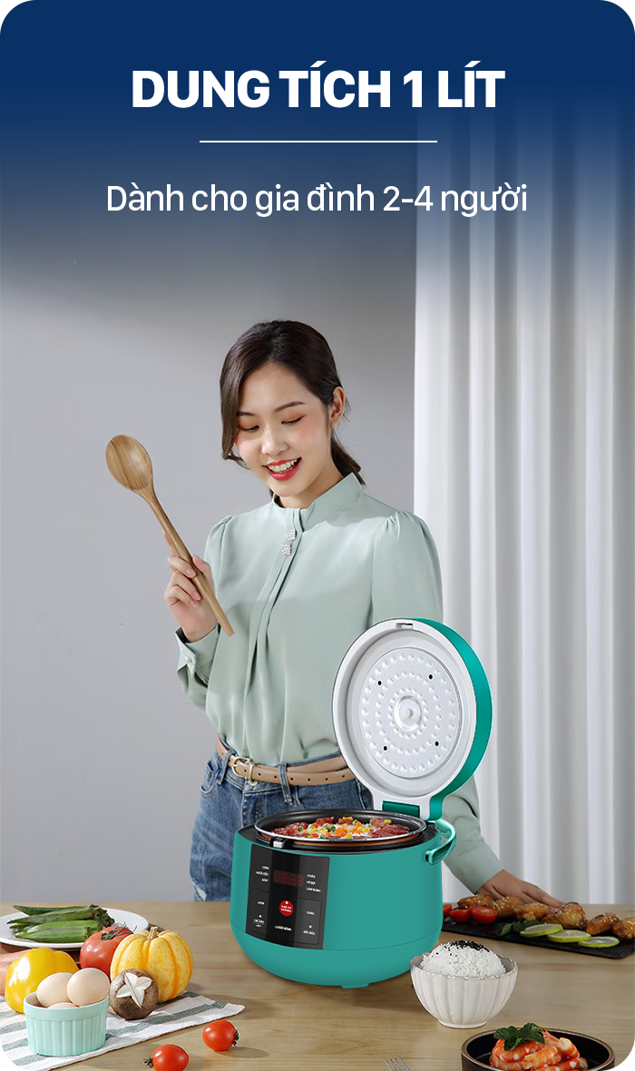 Nồi cơm điện tử 1 lít Coex CR-3424